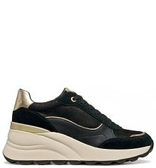 Sneakersy Geox czarne damskie 