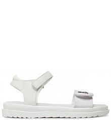 Sandały Patrizia Pepe białe dziecięce 