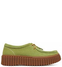 Półbuty Clarks zielone damskie 