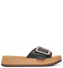 Klapki s.Oliver czarne damskie 