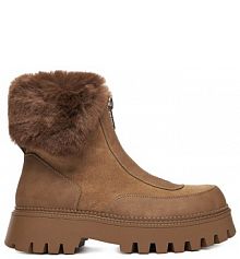 Botki DeeZee brązowe damskie 