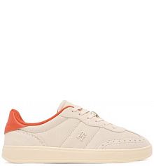 Sneakersy Tommy Hilfiger écru damskie 