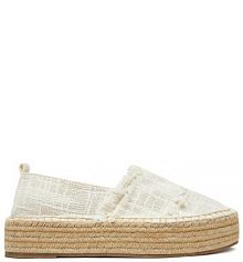 Espadryle DeeZee écru damskie 