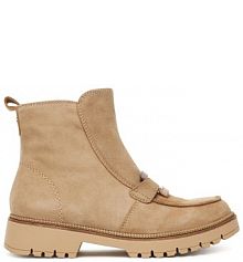 Botki Tamaris beżowe damskie 