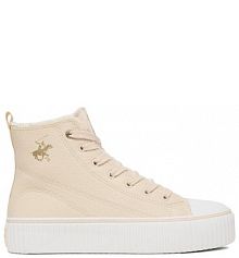 Trampki wysokie Beverly Hills Polo Club beżowe damskie 