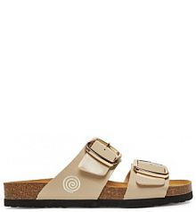 Klapki Dr. Brinkmann écru damskie 