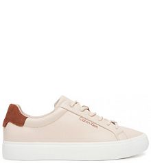 Sneakersy Calvin Klein beżowe damskie 