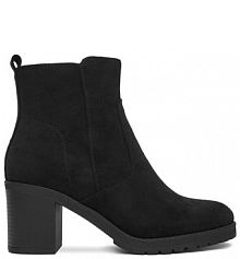 Botki na słupku Clara Barson czarne 