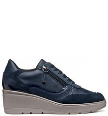 Sneakersy Geox granatowe damskie 