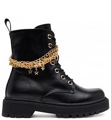 Trzewiki DeeZee czarne dziecięce 