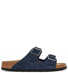 Klapki Birkenstock granatowe męskie 