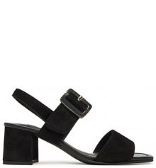 Sandały na słupku Ara czarne 