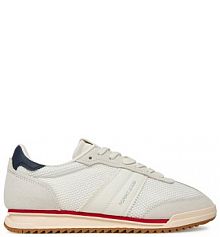 Sneakersy Tommy Jeans écru damskie 