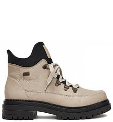 Botki Rieker beżowe damskie 