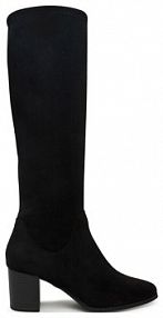 Kozaki na obcasie Caprice czarne 