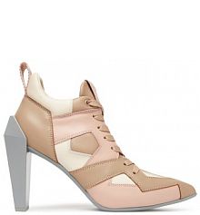 Półbuty na obcasie United Nude beżowe damskie 