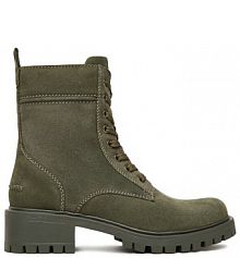 Botki Lasocki zielone damskie 