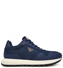 Sneakersy Emporio Armani granatowe męskie 