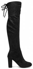 Kozaki na obcasie DeeZee czarne 