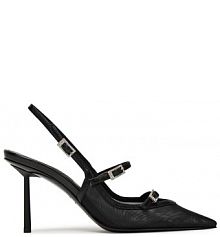 Sandały na szpilce Le Silla czarne 