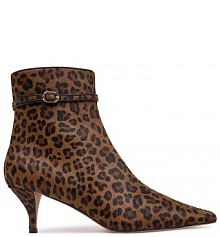 Botki na szpilce TWINSET brązowe 