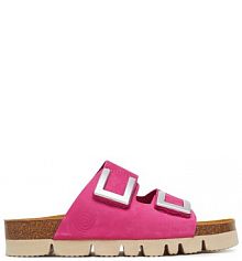 Klapki Dr. Brinkmann fioletowe damskie 