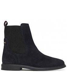 Botki Tommy Hilfiger granatowe damskie 