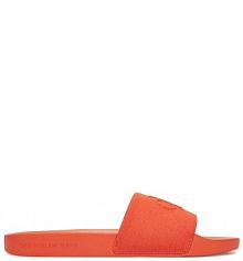 Klapki Calvin Klein Jeans pomarańczowe męskie 