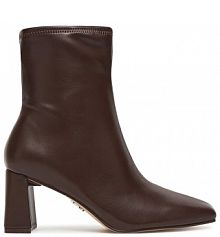 Botki na słupku Steve Madden brązowe 