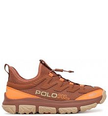 Sneakersy Polo Ralph Lauren brązowe damskie 