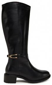 Kozaki na obcasie Ara czarne 