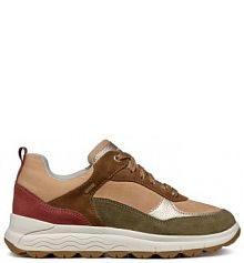 Sneakersy Geox brązowe damskie 