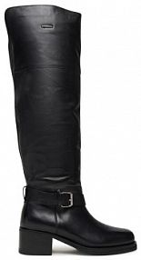 Kozaki na obcasie Bronx czarne 