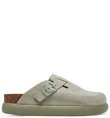 Klapki Scholl zielone damskie 