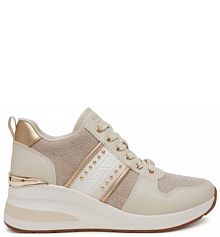Sneakersy Aldo beżowe damskie 