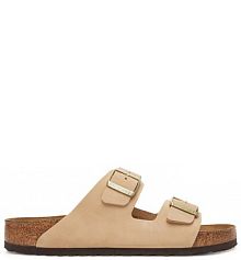 Klapki Birkenstock beżowe męskie 