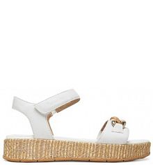 Sandały na koturnie Tamaris białe 