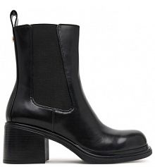 Botki na słupku Armani Exchange czarne 