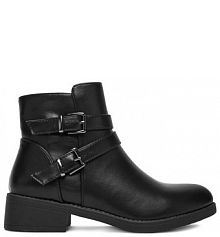 Botki DeeZee czarne damskie 