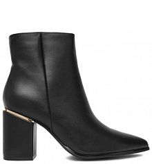 Botki na słupku DeeZee czarne 