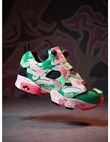 Sneakersy Reebok zielone damskie 