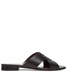 Klapki Tory Burch czarne damskie 