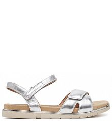 Sandały Marco Tozzi srebrne damskie 