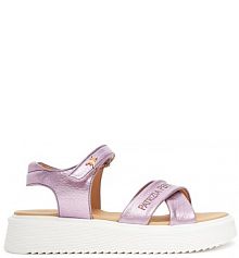 Sandały Patrizia Pepe fioletowe dziecięce 