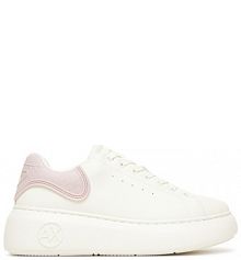 Sneakersy Armani Exchange białe damskie 