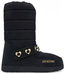 Śniegowce LOVE MOSCHINO czarne damskie 