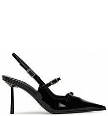 Sandały na szpilce Le Silla czarne 