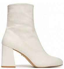 Botki na słupku Aldo białe 