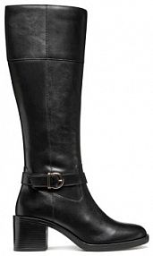 Kozaki na obcasie Geox czarne 