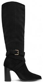 Kozaki na obcasie JENNY czarne 